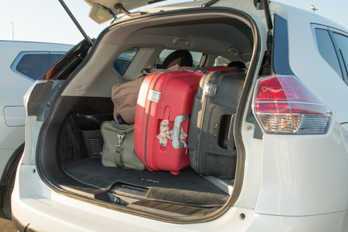 Nissan Xtrail bagagetest